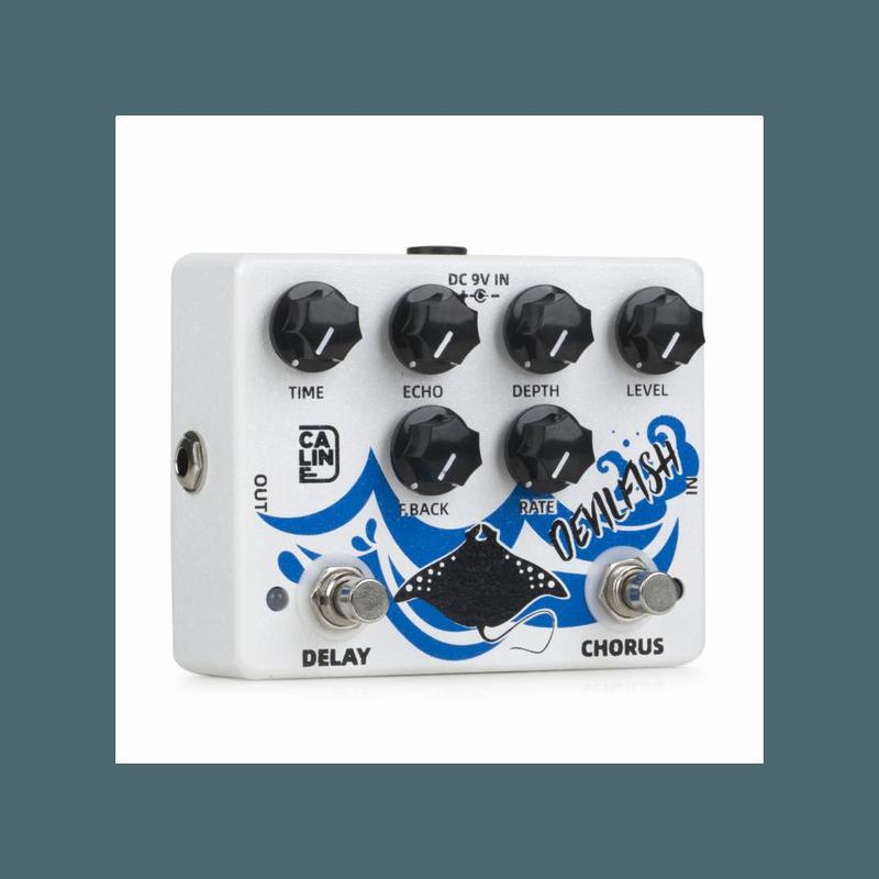 Pedal guitarra Chorus Delay Caline- Devilfish - Pedal de Guitarra